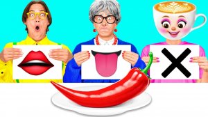 Откуси Лизни или Ничего Челлендж _ Удивительные Кулинарные Лайфхаки