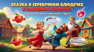 🍎✨ Сказка о серебряном блюдечке и наливном яблочке — классическая русская аудиосказка о чудесах