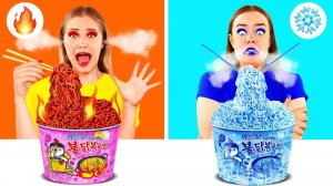 Холодная или Горячая Еда Челлендж