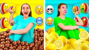 1000 Загадочных Кнопок и Только Одна Тебя Спасет # Битвы с Едой от DoDo Challenge