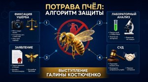 ⚖️ Как защитить пасеку от потрав и получить компенсацию? Доклад Галины Костюченко 🐝📋