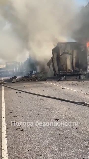 Мичуринск! пожар фуру