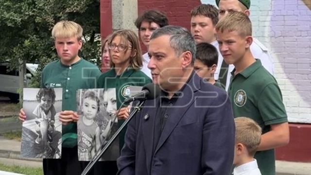В Курске открыли мурал в память о пятилетнем мальчике, погибшем от удара беспилотника