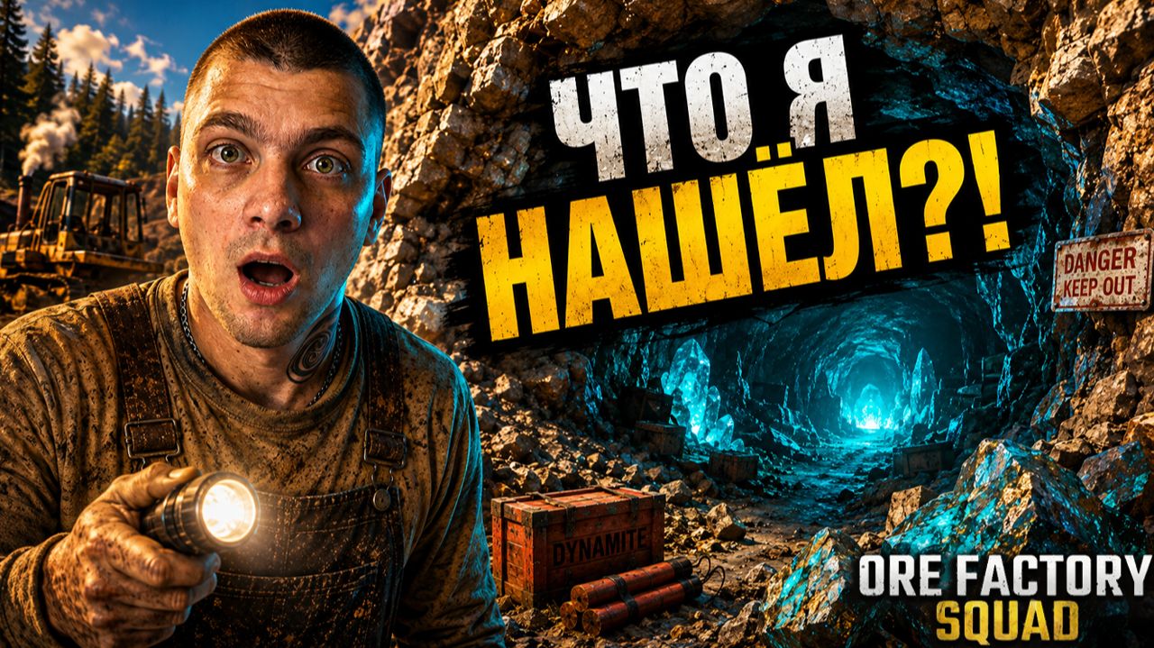 ВЗОРВАЛ вход в ПОДЗЕМНУЮ ПЕЩЕРУ! (Ore Factory Squad #9)