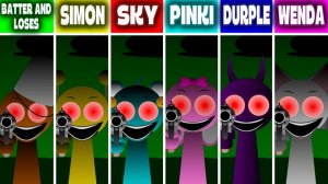INCREDIBOX SPRUNKI: BATTER & LOSES ⚡ НО ВСЕ — SKY 🌌, SIMON 👨🎤, PINKI 💖, DURPLE 💜, WENDA 💊!