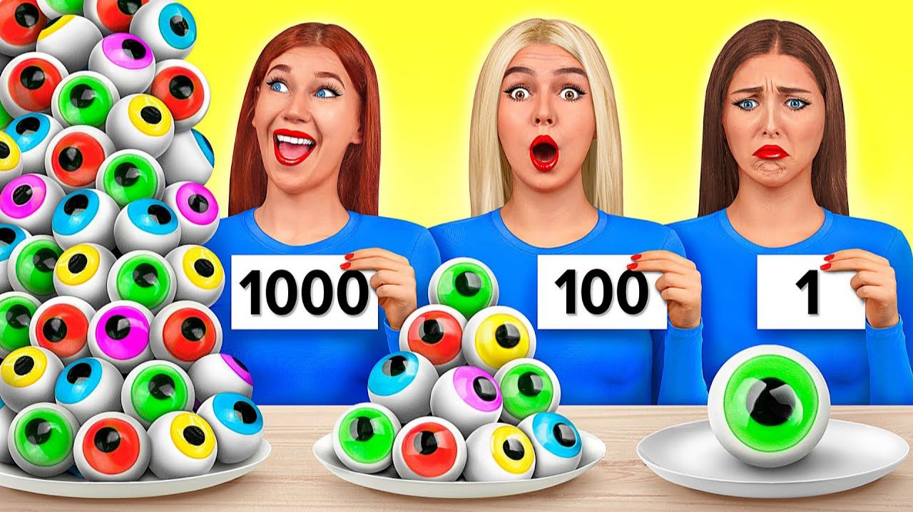 100 Слоев Еды Челлендж # Mukbang