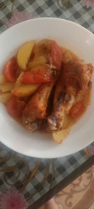 мукбанг/курочка/ картошечка