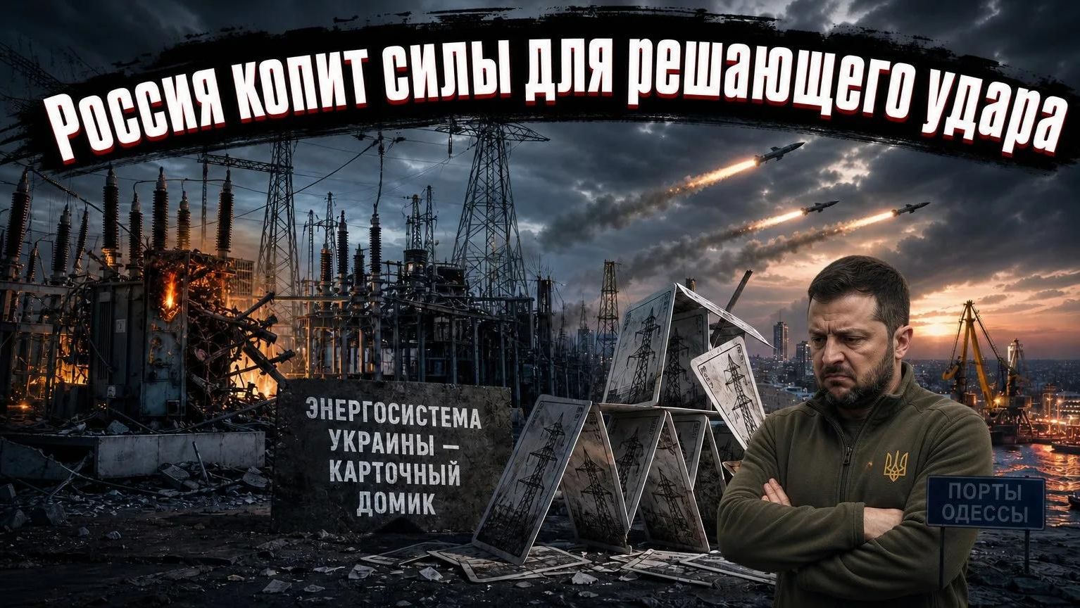 Россия придержала удары: Карточный домик украинской энергетики — рухнет от одного дуновения