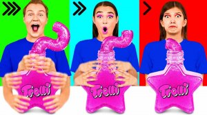 Быстрая Средняя или Медленная Скорость Еды Челлендж # Забавные Кухонные Лайфхаки TaTaRa Challen