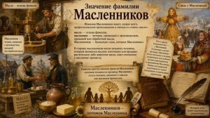 Что означает фамилия Масленников?