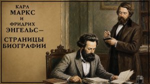 Карл Маркс и Фридрих Энгельс. Страницы биографии.