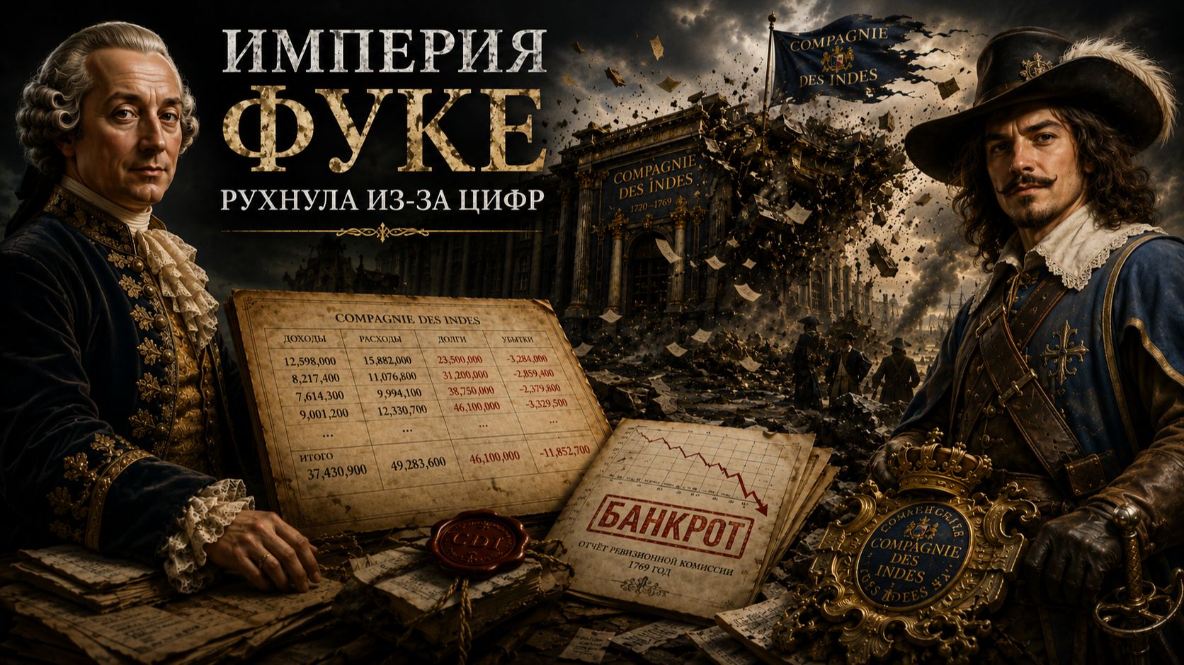 Людовик XIV раздавил Николя Фуке