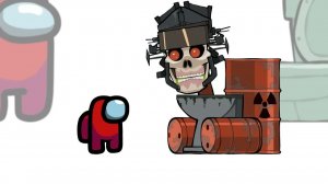 Амонг Ас Мини Крюмейт убивает Скибиди Туалетов — Часть 6 💀🔥