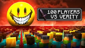 Верити против 100 игроков в самых жестоких Голодных играх Майнкрафта 🔥💀