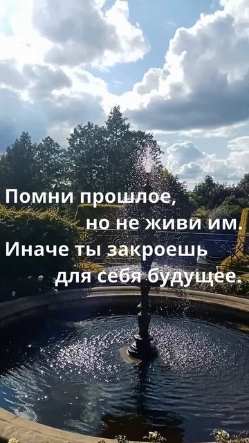 Помни прошлое, но ...