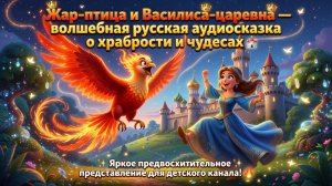 🔥🕊️✨ Жар-птица и Василиса-царевна — волшебная русская аудиосказка о храбрости и чудесах 👑🏰