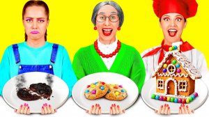 Кулинарный Челлендж# Я против Бабушки # Забавные Кухонные Лайфхаки