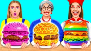 Кулинарный Челлендж# Я против Бабушки # Кухонные Гаджеты и Лайфхаки для Родителей