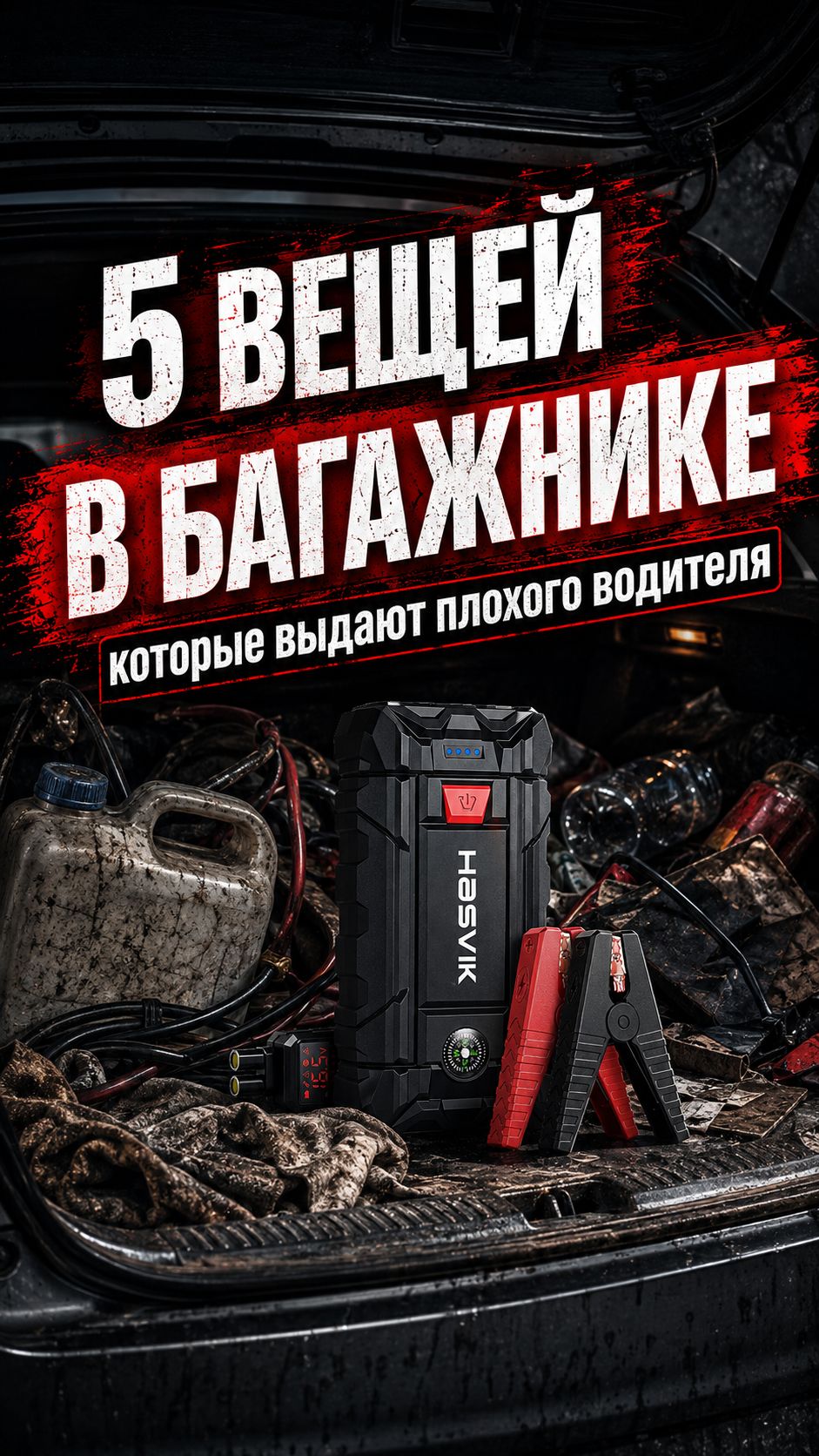 ХЛАМ В БАГАЖНИКЕ УБИВАЕТ ТВОЮ ТАЧКУ? 🛑