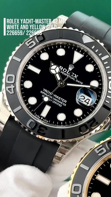 Легендарные модели Rolex Yacht-Master на браслете Oysterflex