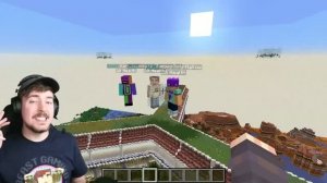 Мистер Бист. Я создал свою собственную страну в Minecraft! Мои друзья станут правителями. MrBeast