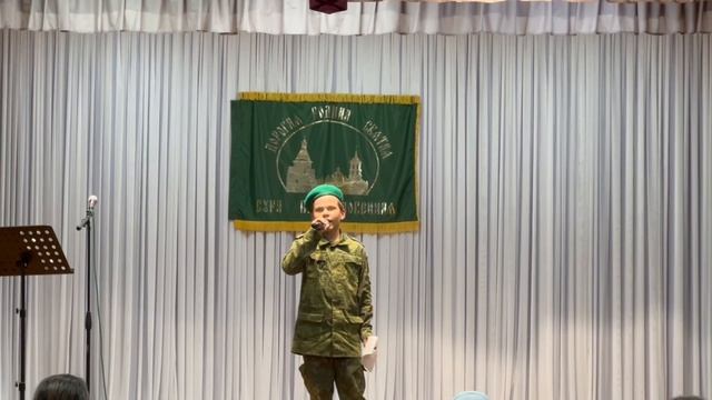Выступает Арсений Санковский, 3-я смена лагеря 