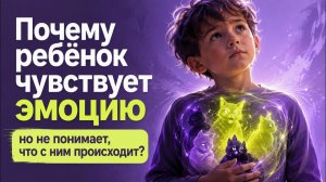 Почему ребёнок чувствует эмоцию, но не понимает, что с ним происходит.