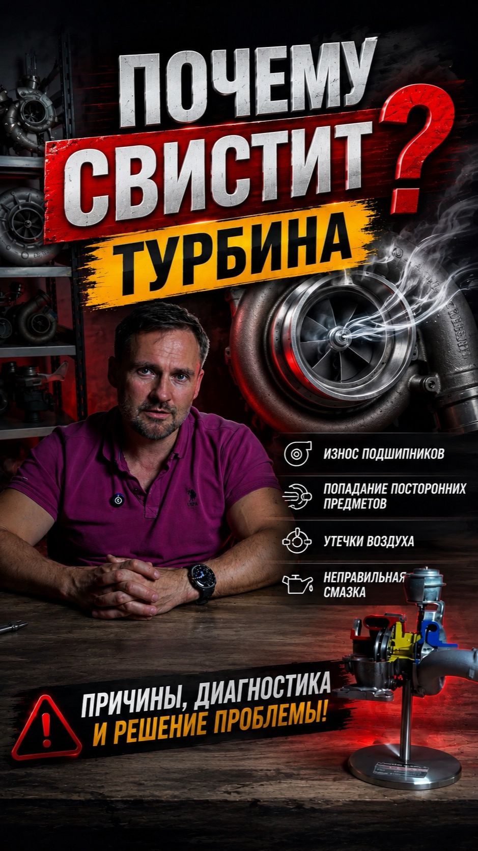 Почему свистит турбина?
