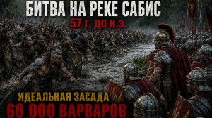 Битва на реке Сабис (57 г. до н.э.) Идеальная засада 60 000 варваров против 8 легионов Рима
