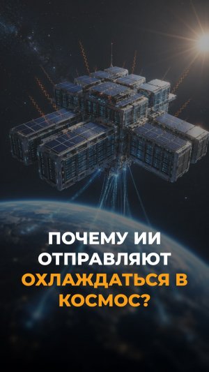 Зачем ИИ отправляют охлаждаться в космос? 🚀