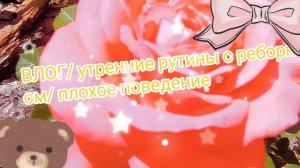 VIOG| утренние рутины реборна Мелисы☺️/ дауш 🥲😝/плохое поведение 😤