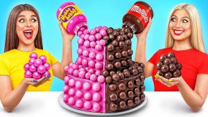 Жевательная Резинка vs Шоколадная Еда Челлендж # Смешные Cитуации