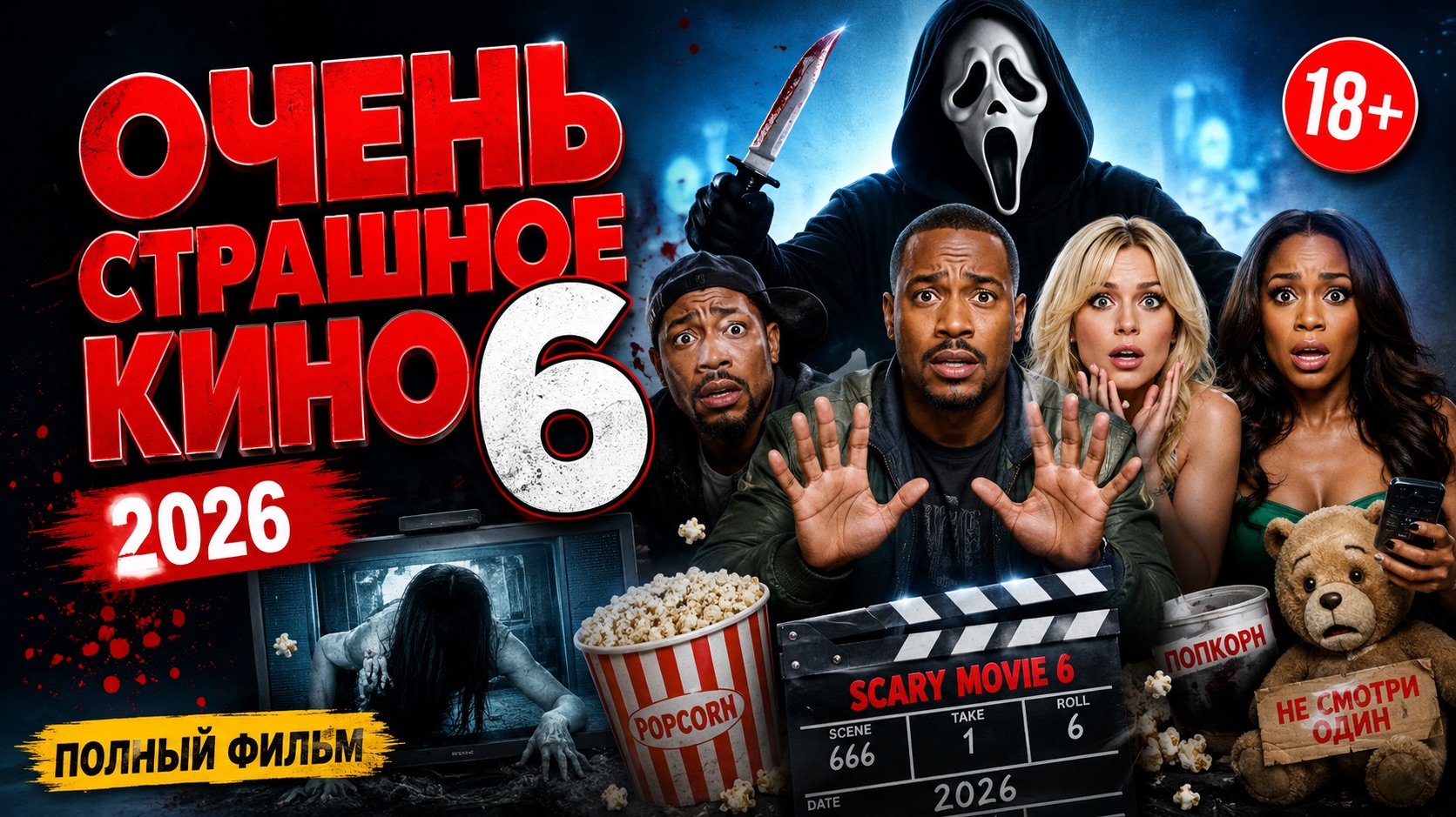 ОЧЕНЬ СТРАШНОЕ КИНО 6 (2026) — ФИЛЬМ СМОТРЕТЬ ОНЛАЙН 🎬 | Комедия, Ужасы