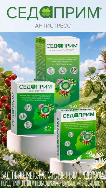Седаприм - для поддержки внутреннего спокойствия!