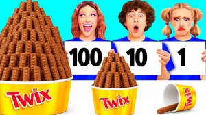 100 Слоев Еды Челлендж _ Потрясающие Кулинарные Рецепты