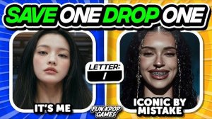 ⭐️ SAVE ONE DROP ONE A TO Z  | SAVE ONE KPOP SONG | KPOP QUIZ - FUN KPOP GAMES 2026
