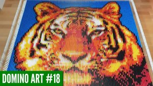 ПОТРЯСАЮЩИЙ ЗОЛОТОЙ ТИГР ИЗ 8 200 ДОМИНО | Domino Art #18