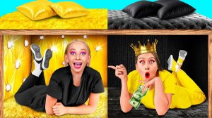 Секретный Домик Под Кроватью # Богатая vs Бедная Челлендж