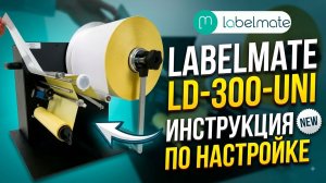 ДИСПЕНСЕР ЭТИКЕТОК LABELMATE LD-300-UNI: КАК ПРАВИЛЬНО ЗАПРАВИТЬ ЭТИКЕТКИ? (ИНСТРУКЦИЯ ПО НАСТРОЙКЕ)