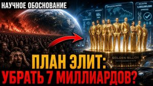 Они больше НЕ СКРЫВАЮТ это Рассекречен план по зачистке планеты.