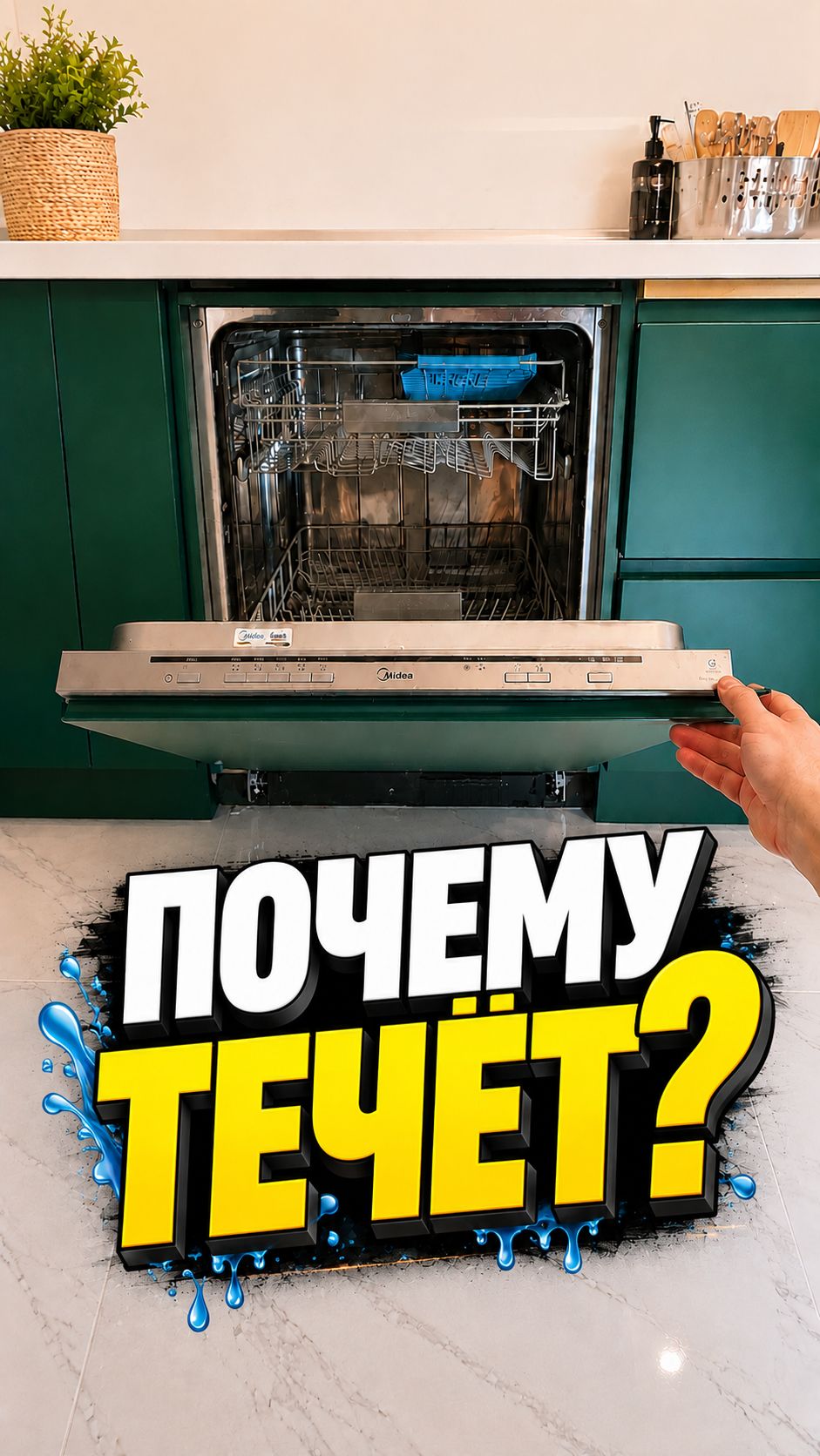 Посудомоечная машина течёт - причины | Master Premium