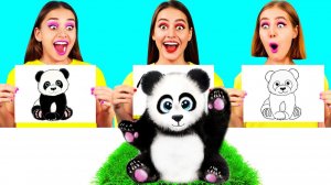 Кто Лучше Нарисует Предмет, Получит Его # Смешные Ситуации с Едой от Fun Fun Challenge