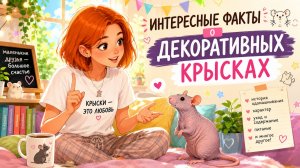 Интересные факты о декоративных крысках.