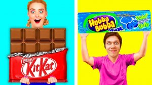 Гигантские Сладости Челлендж # Удивительные Лайфхаки и Хитрости от Ideas4Fun Challenge