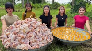 Изумительный рецепт приготовления хрустящих куриных яиц для жарки. Кухня Азии