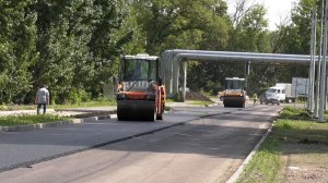 Ремонт дороги на Гипсовом