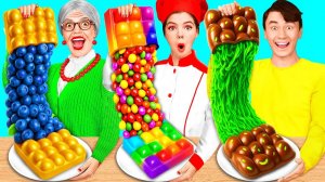 Кулинарный Челлендж# Я против Бабушки # Смешные Ситуации и Неудачи от DaZaZa Challenge