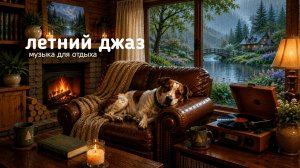 Летний Джаз 🌧️ Тёплый Дождь и Цветущий Сад | Спокойная Музыка для Уюта и Отдыха | Джек & Джаз
