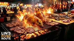 Гуанчжоу — город, где мясо правит балом. от огненного барбекю до грандиозного рынка свинины