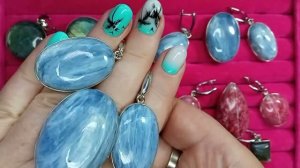 Каменная лавка( наборы в нейзильбере, серьги, кулоны, шары 2 часть)
